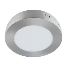 LED přisazené svítidlo Martin 6W IP20 kruh stříbrné 580 lm 4000K