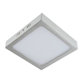 LED přisazené svítidlo Martin 24W IP20 čtverec stříbrné 2800 lm 4000K