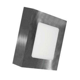 LED přisazený mini panel 24W čtverec stříbrný mat 1880 lm 4000K